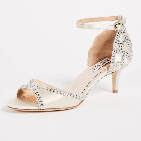 Badgley Mischka GILLIAN ANKLE STRAP EVENING SHOE - Picture 5 of 13